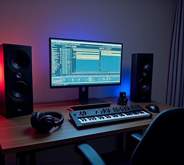 Digital Music Production Studio